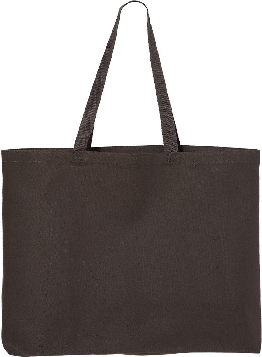 Front View of Charcoal 25L Jumbo Tote - Q600