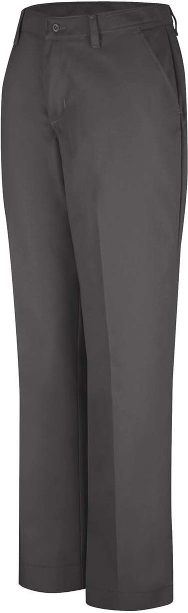 Front View of Charcoal - 26I Women's Dura-Kap Industrial Pants Extended Sizes - PT21EXT
