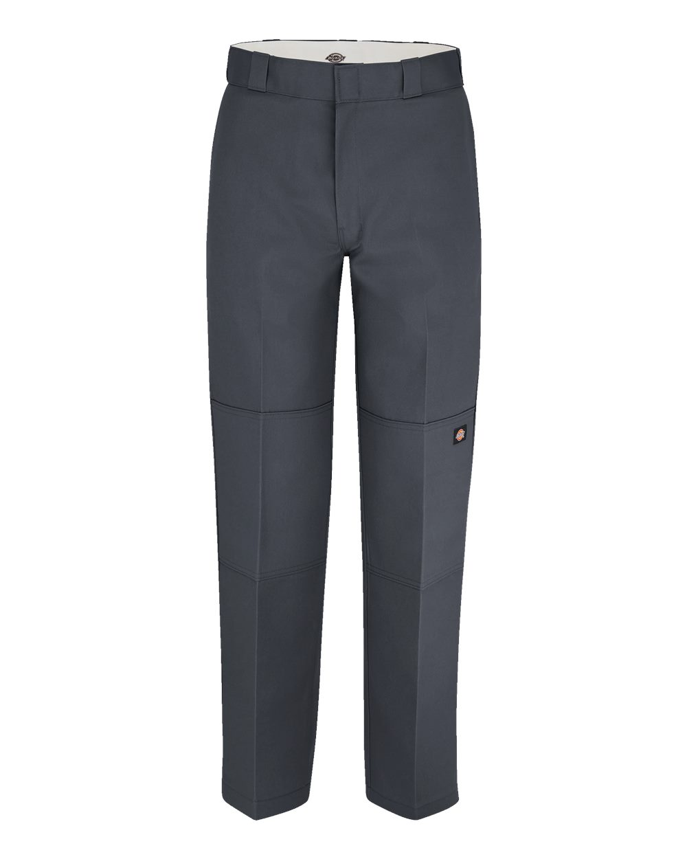 Front View of Charcoal - 32I Double Knee Work Pants - 8528