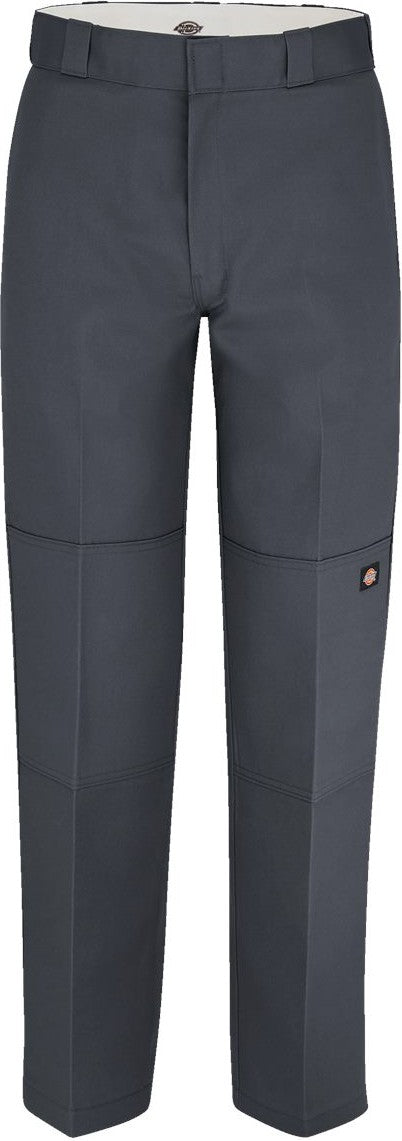 Front View of Charcoal - 34I Double Knee Work Pants - 8528