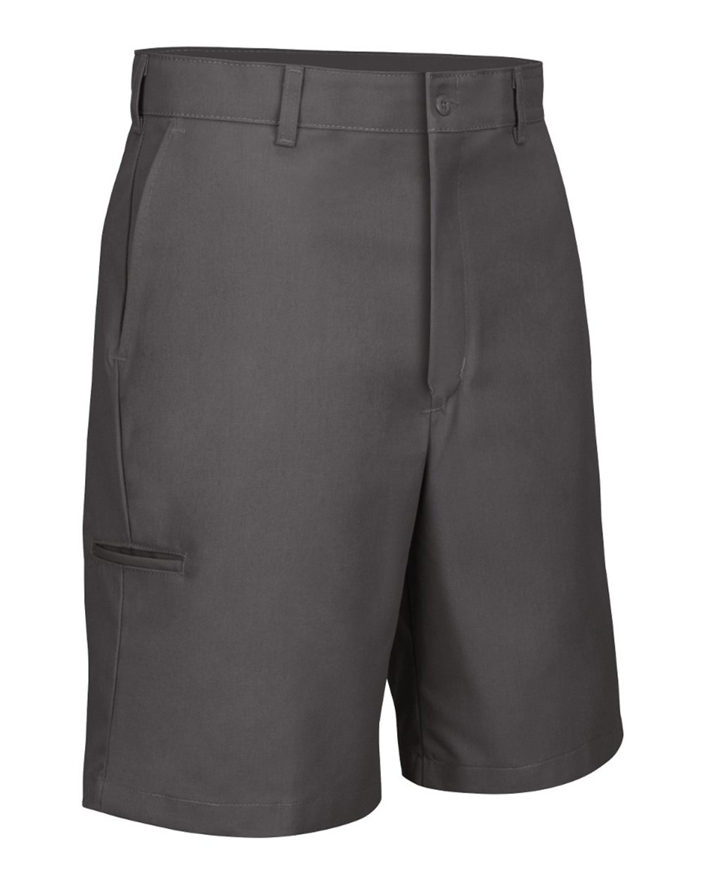 Front View of Charcoal Cell Phone Pocket Shorts - PT4C