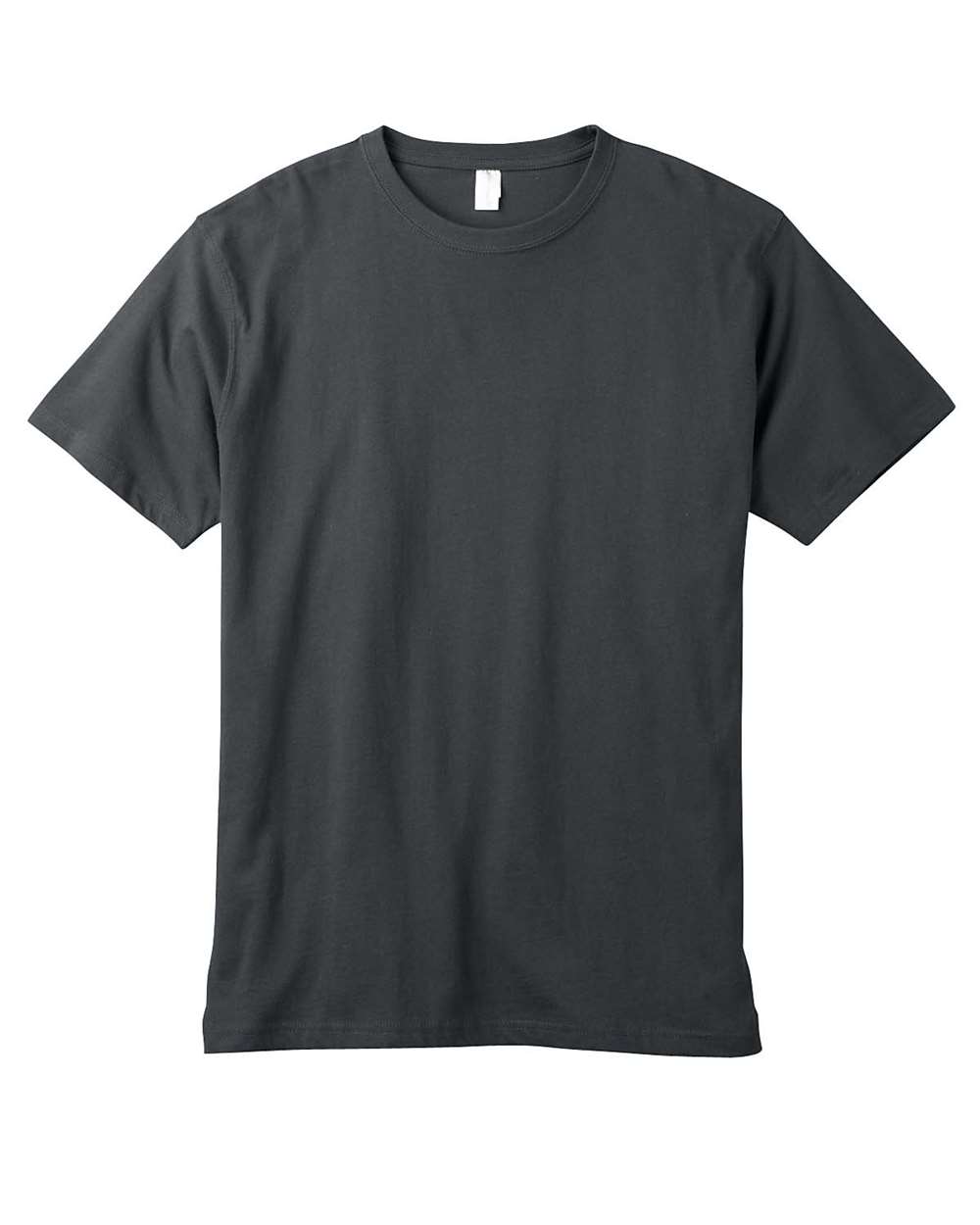 Front View of Charcoal Classic T-Shirt - EC1000