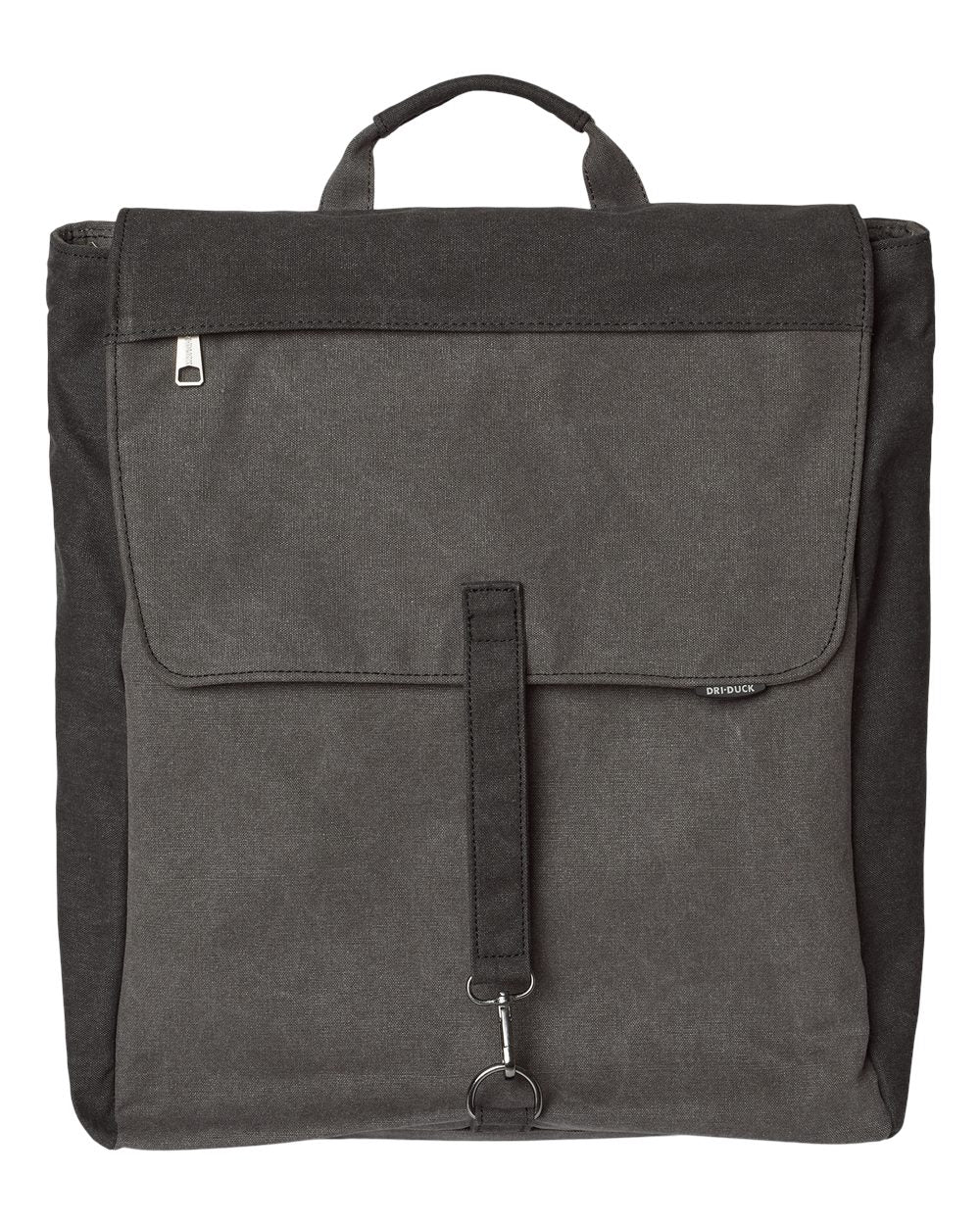 Front View of Charcoal Commuter Backpack - 1048DD