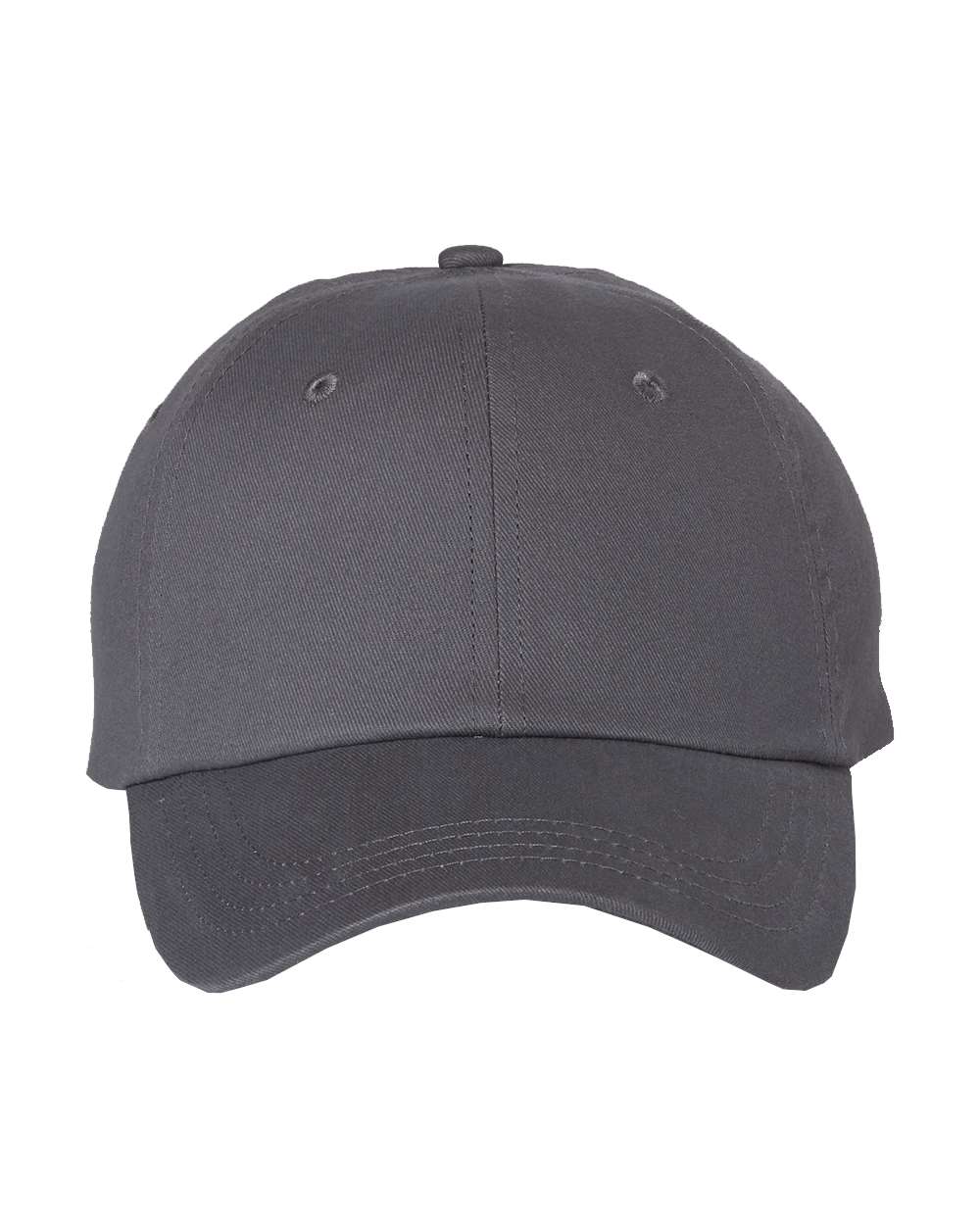 Front View of Charcoal Econ Cap - 6440
