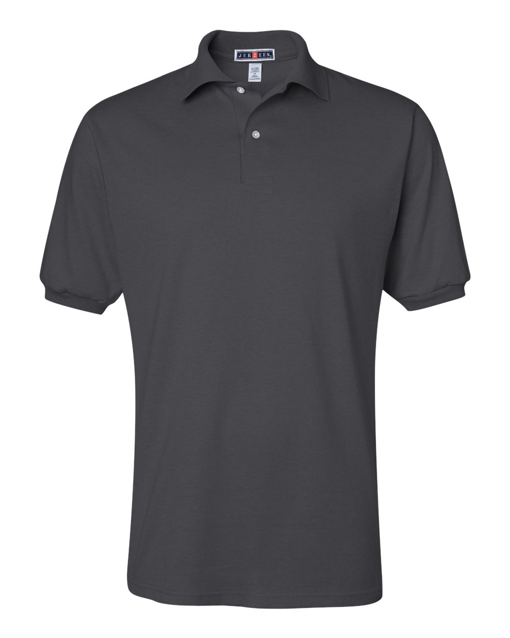 Front View of Charcoal Grey SpotShield® 50/50 Polo - 437MSR