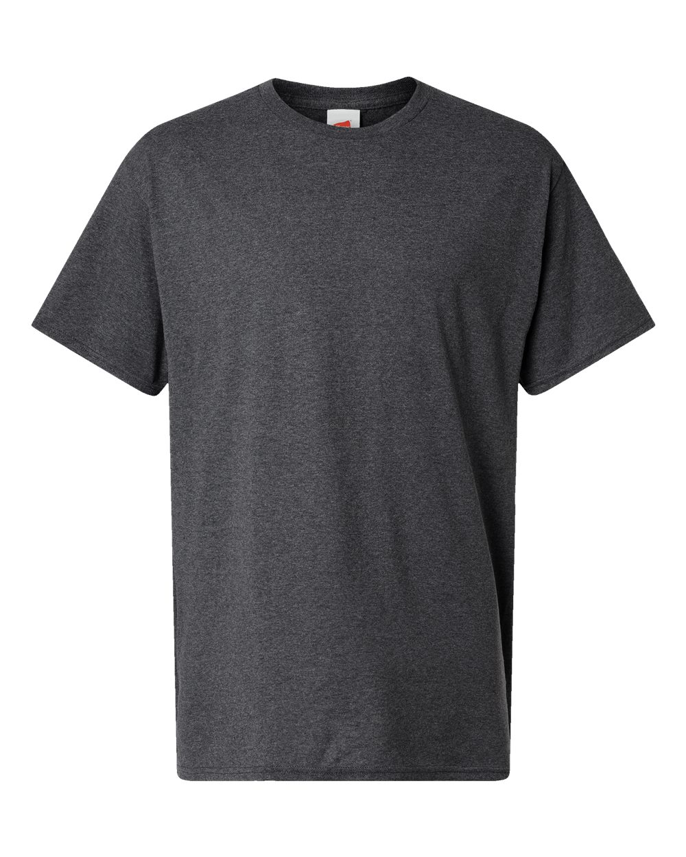 Front View of Charcoal Heather Essential-T Tall T-Shirt - 5280T