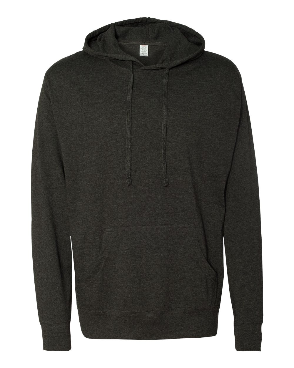 Charcoal Heather Lightweight Hooded Pullover T-Shirt - SS150J