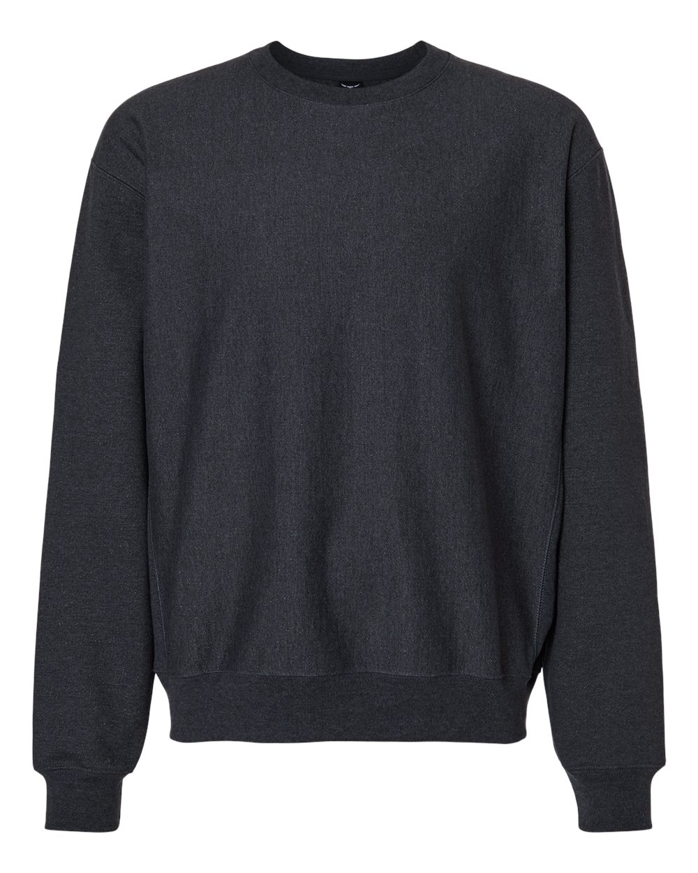 Front View of Charcoal Heather Men&#39;s Beefy® Sweats Premium Heavyweight Crewneck Sweatshirt - OG600