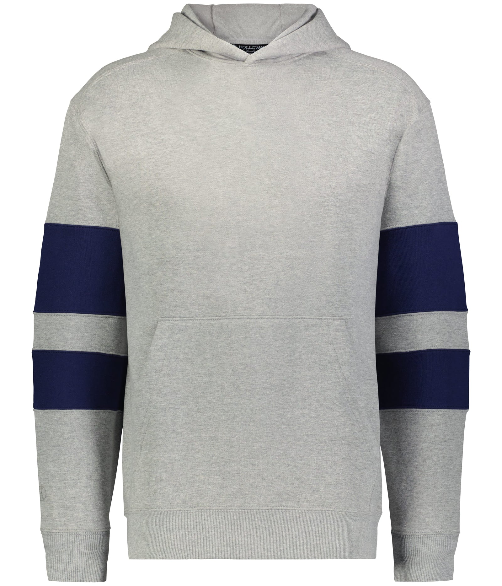 CHARCOAL HEATHER/NAVY YTH JACKSON WAY HOODIE