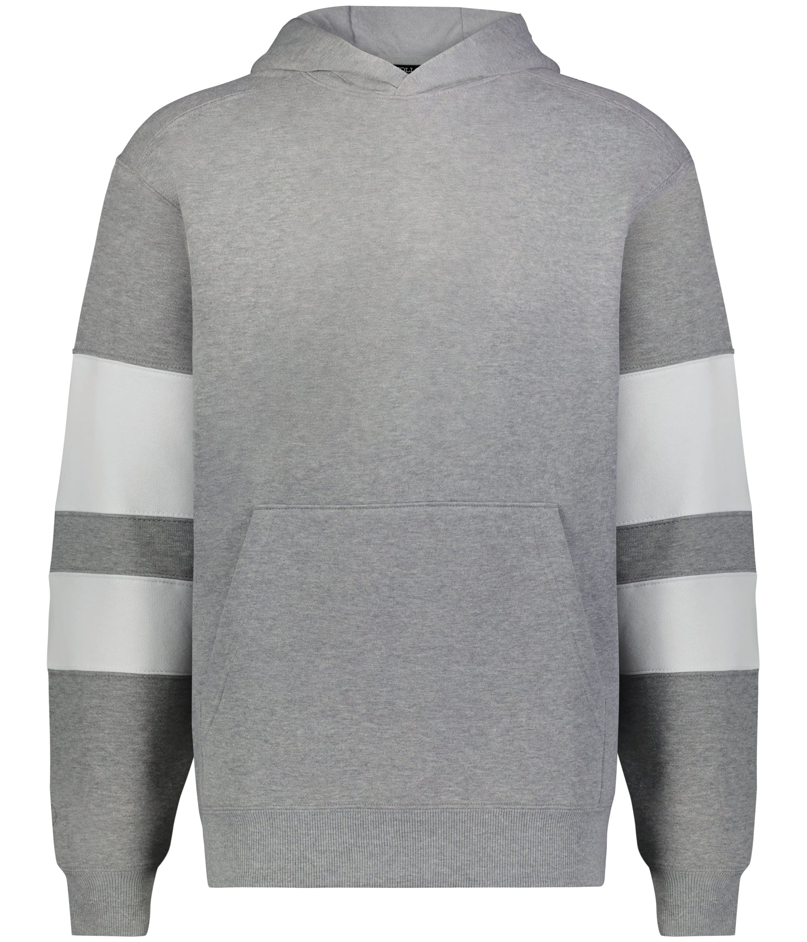 CHARCOAL HEATHER/WHITE YTH JACKSON WAY HOODIE