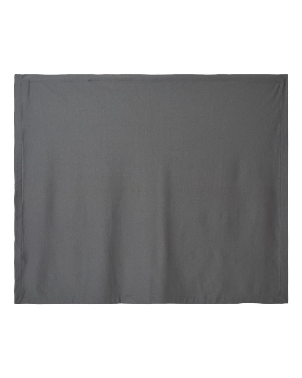 Front View of Charcoal Heavy Blend Fleece Stadium Blanket - 18900