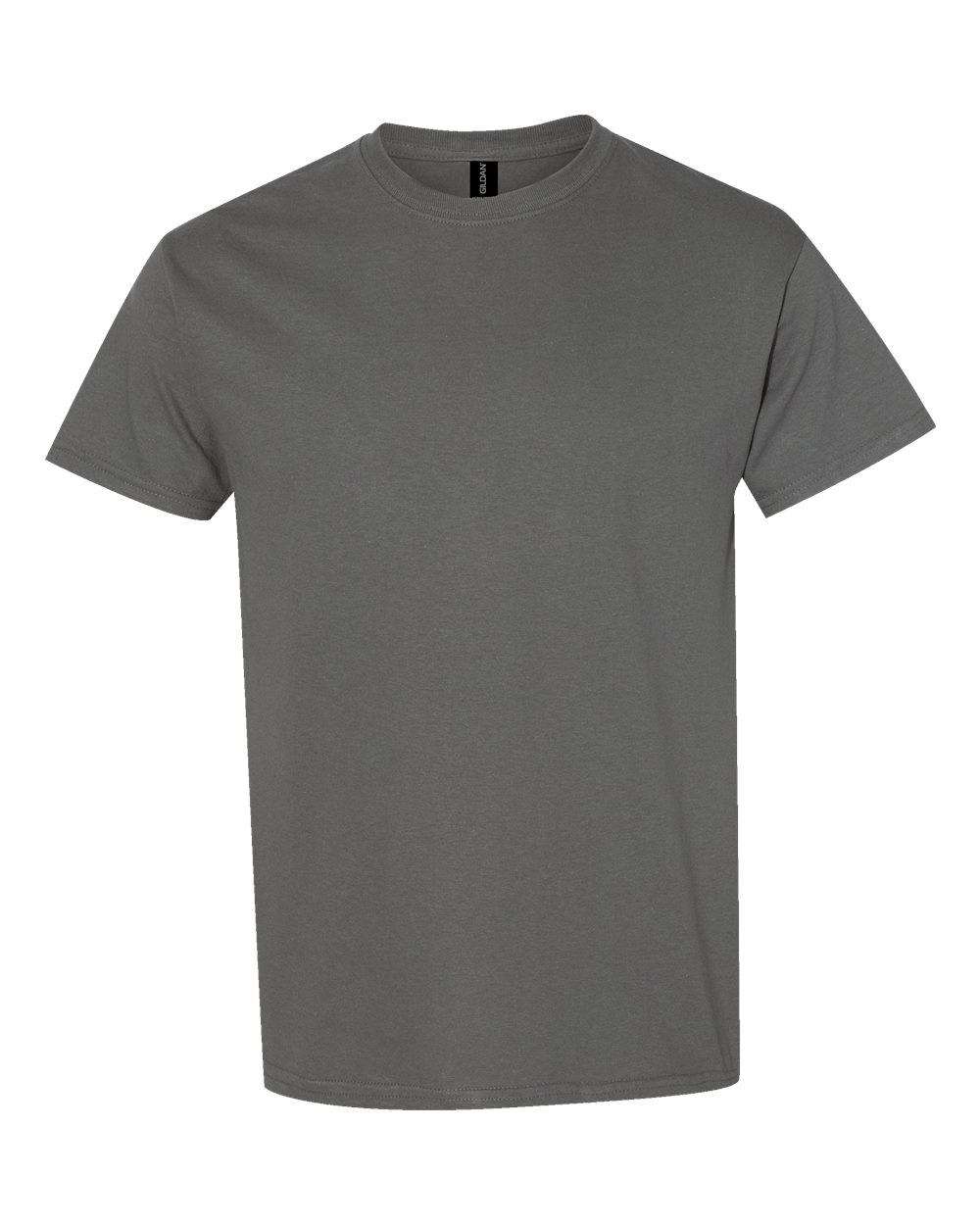 Front View of Charcoal Heavy Cotton™ T-Shirt - 5000
