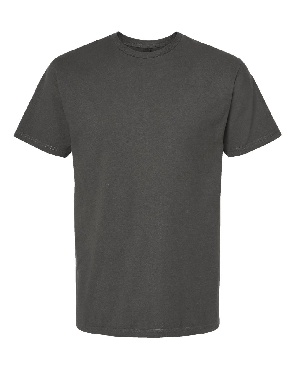 Front View of Charcoal Heavyweight Jersey T-Shirt - 290