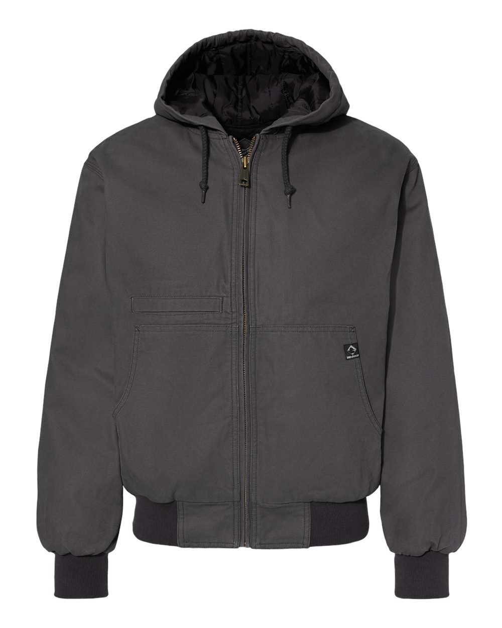 Front View of Charcoal Laramie Power Move Jacket - 5034