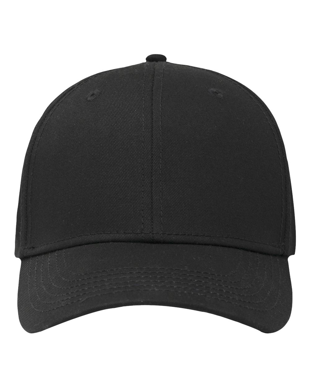 Front View of Charcoal Lo-Pro Solid Back Traditional Trucker Cap - SP1400