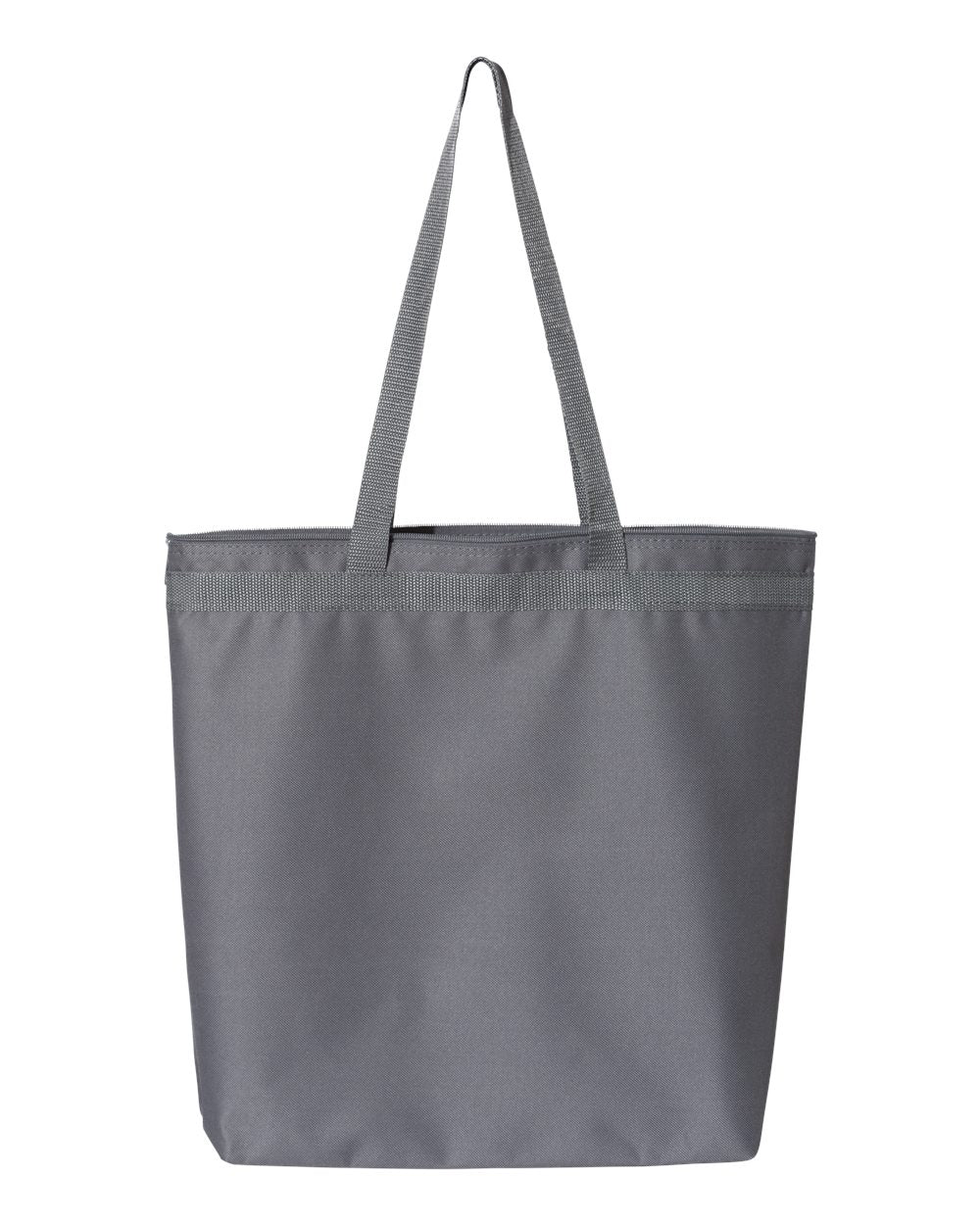 Front View of Charcoal Melody Large Tote - 8802