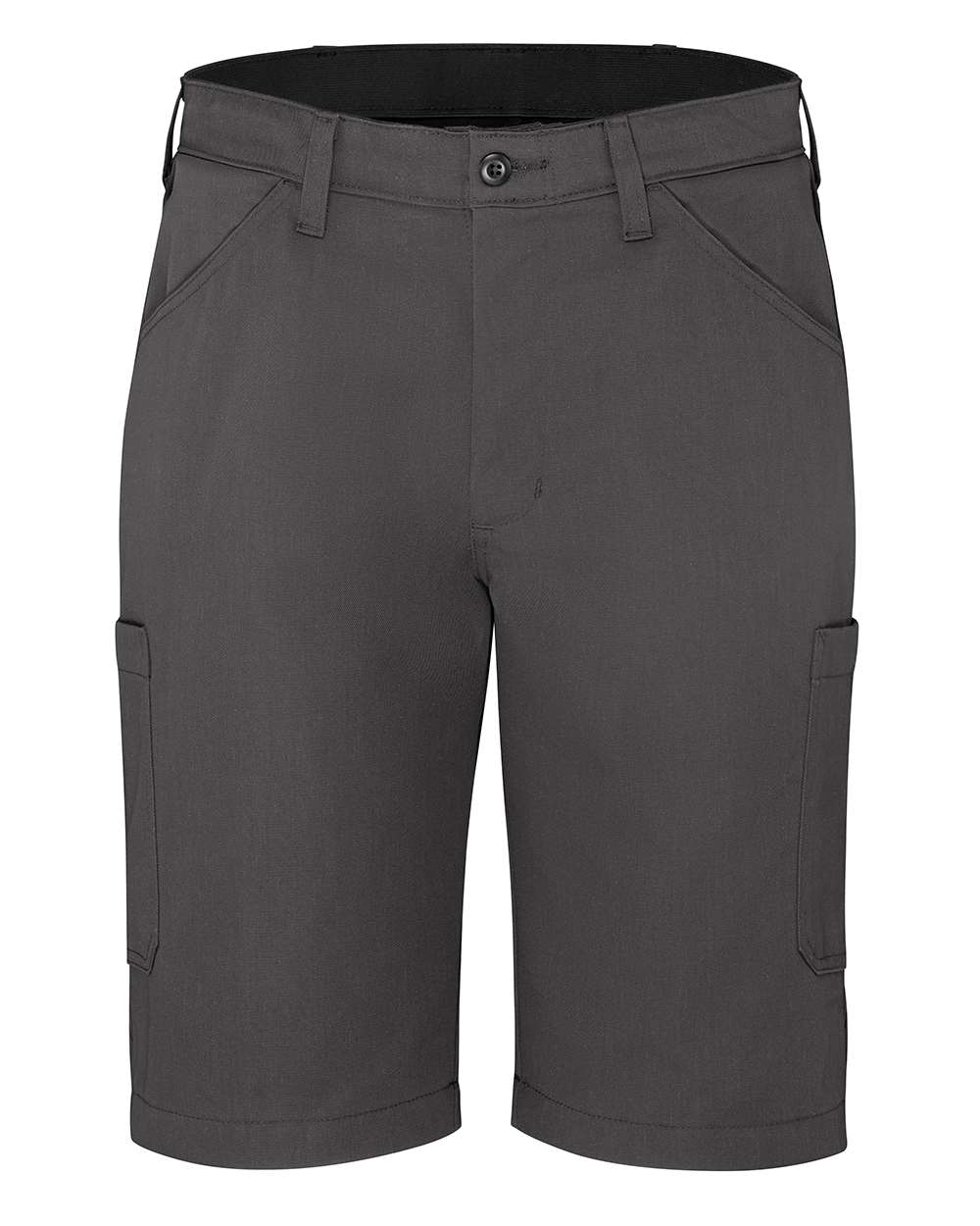 Front View of Charcoal Mimix® Pro Shorts - Extended Sizes - PX52EXT