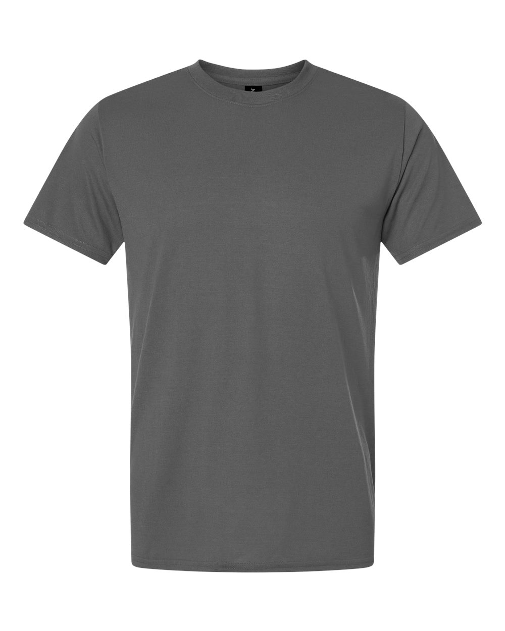 Front View of Charcoal Performance® T-Shirt - 42000
