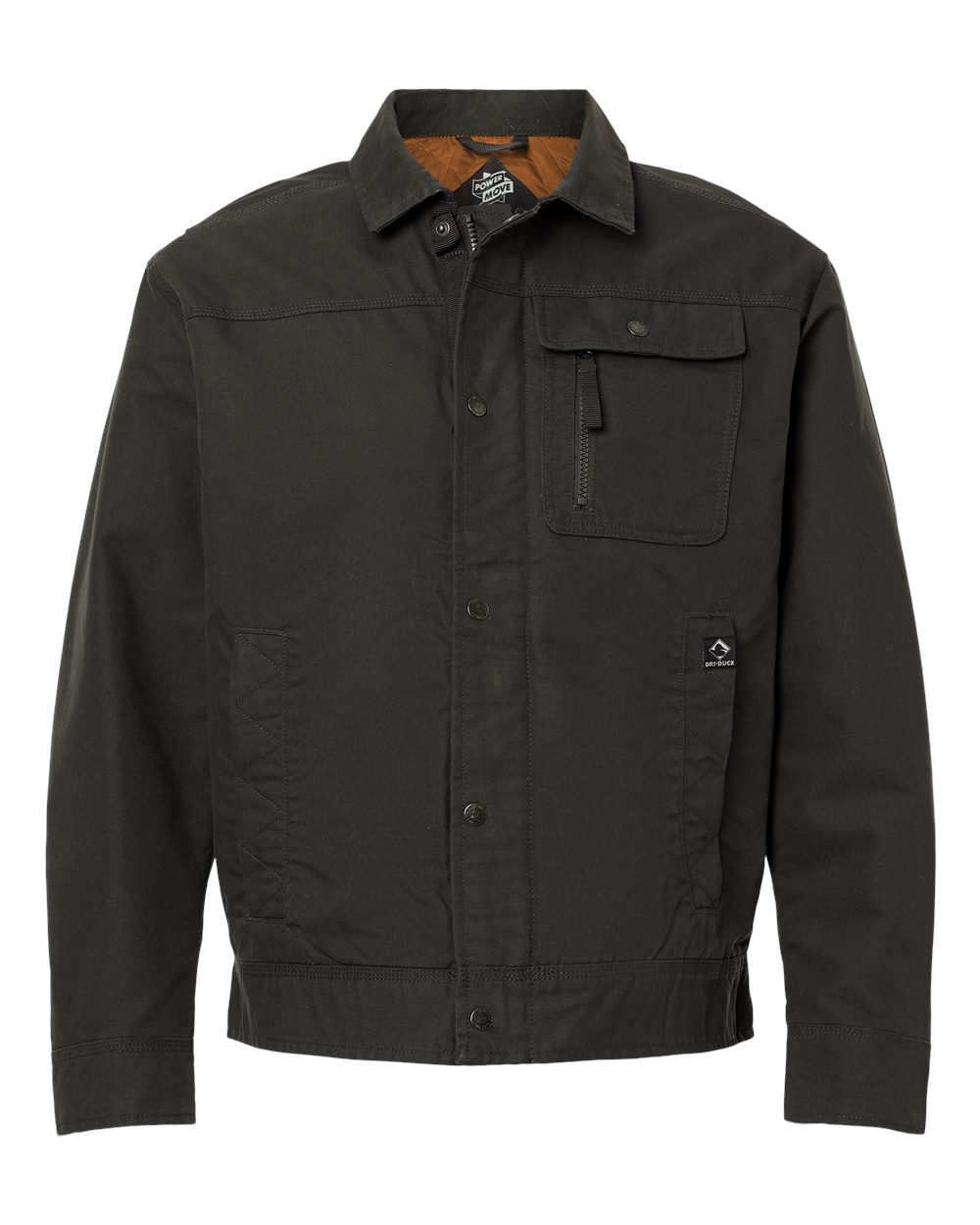 Front View of Charcoal Renegade Lifestyle Jacket - 5057