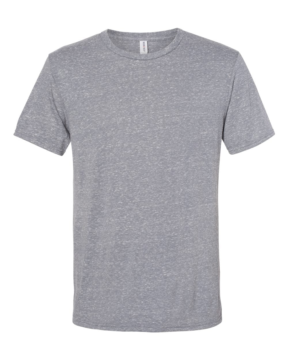 Front View of Charcoal Snow Heather Jersey T-Shirt - 88MR