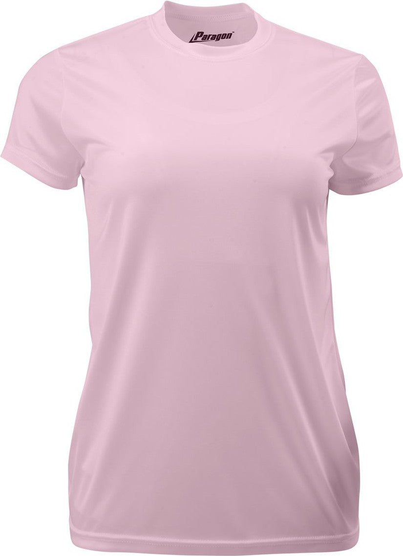 Front View of Charity Pink Women's Islander Performance T-Shirt - 204