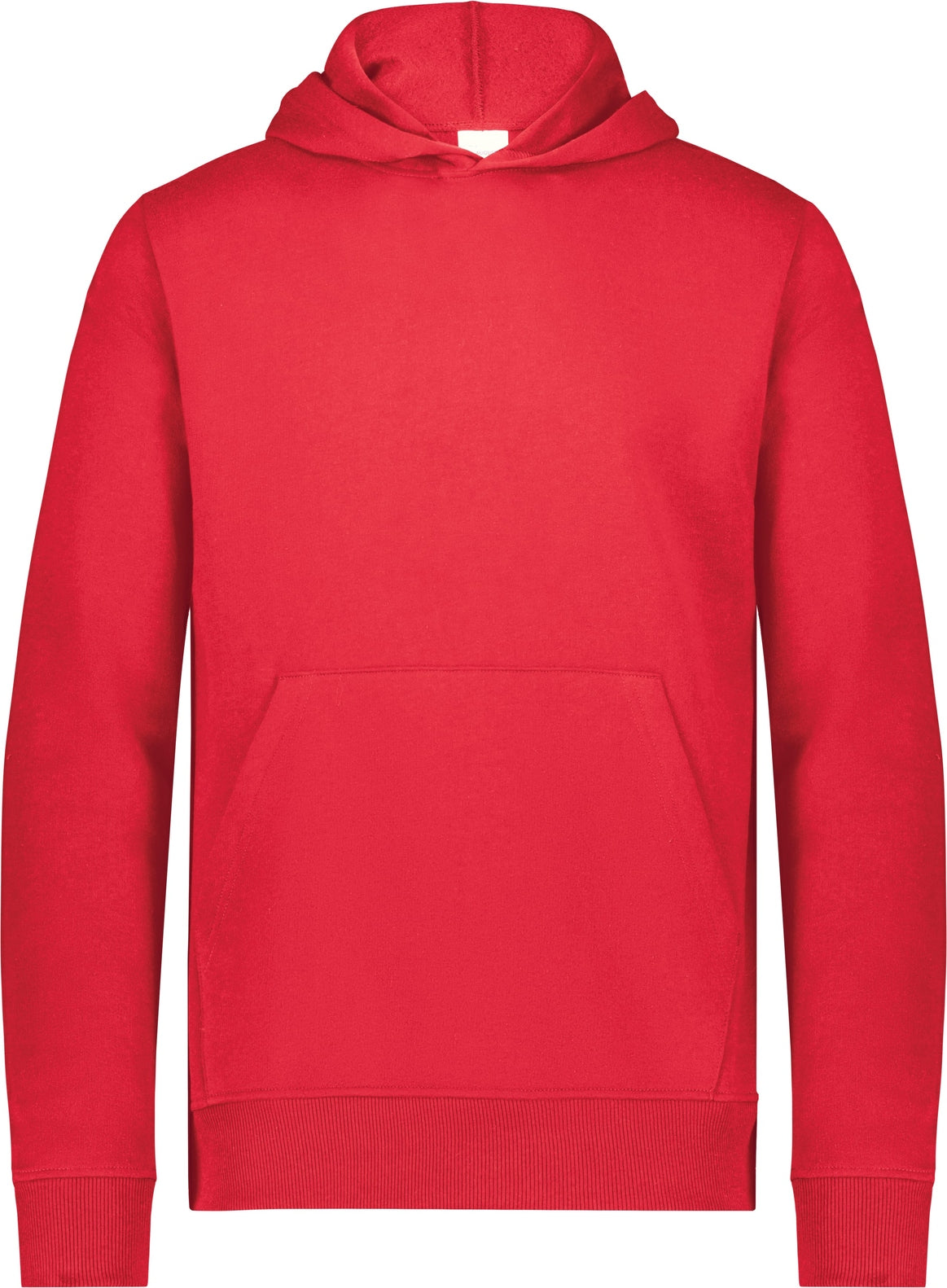 Front View of CHERRY RED YTH ALL-DAY CORE BSC FLC HOOD