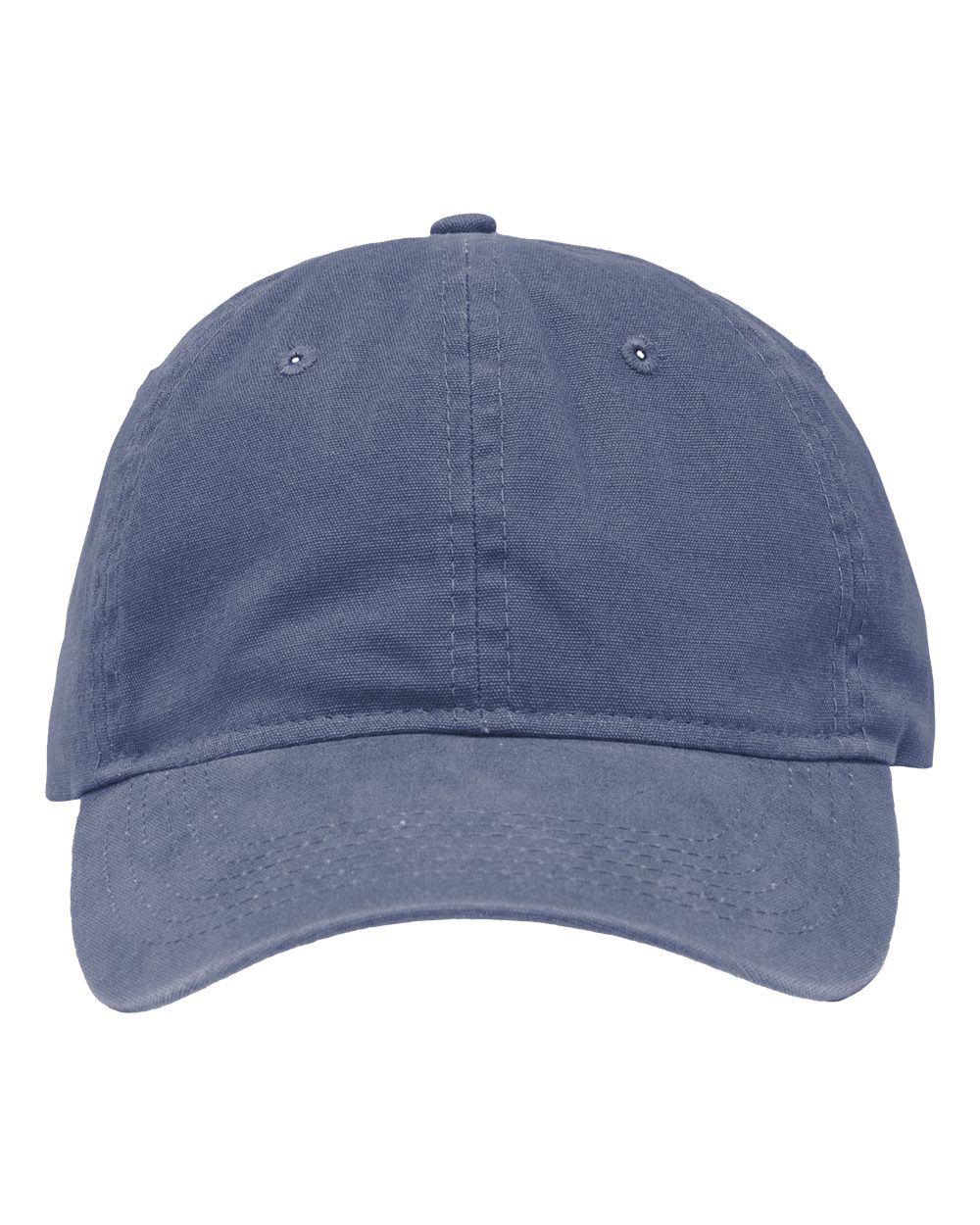 Front View of Chino Blue Dad Hat Fit - SP1700