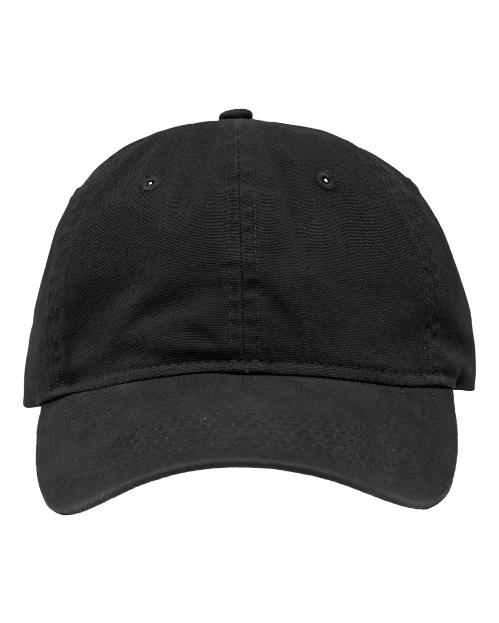 Front View of Chino Charcoal Dad Hat Fit - SP1700