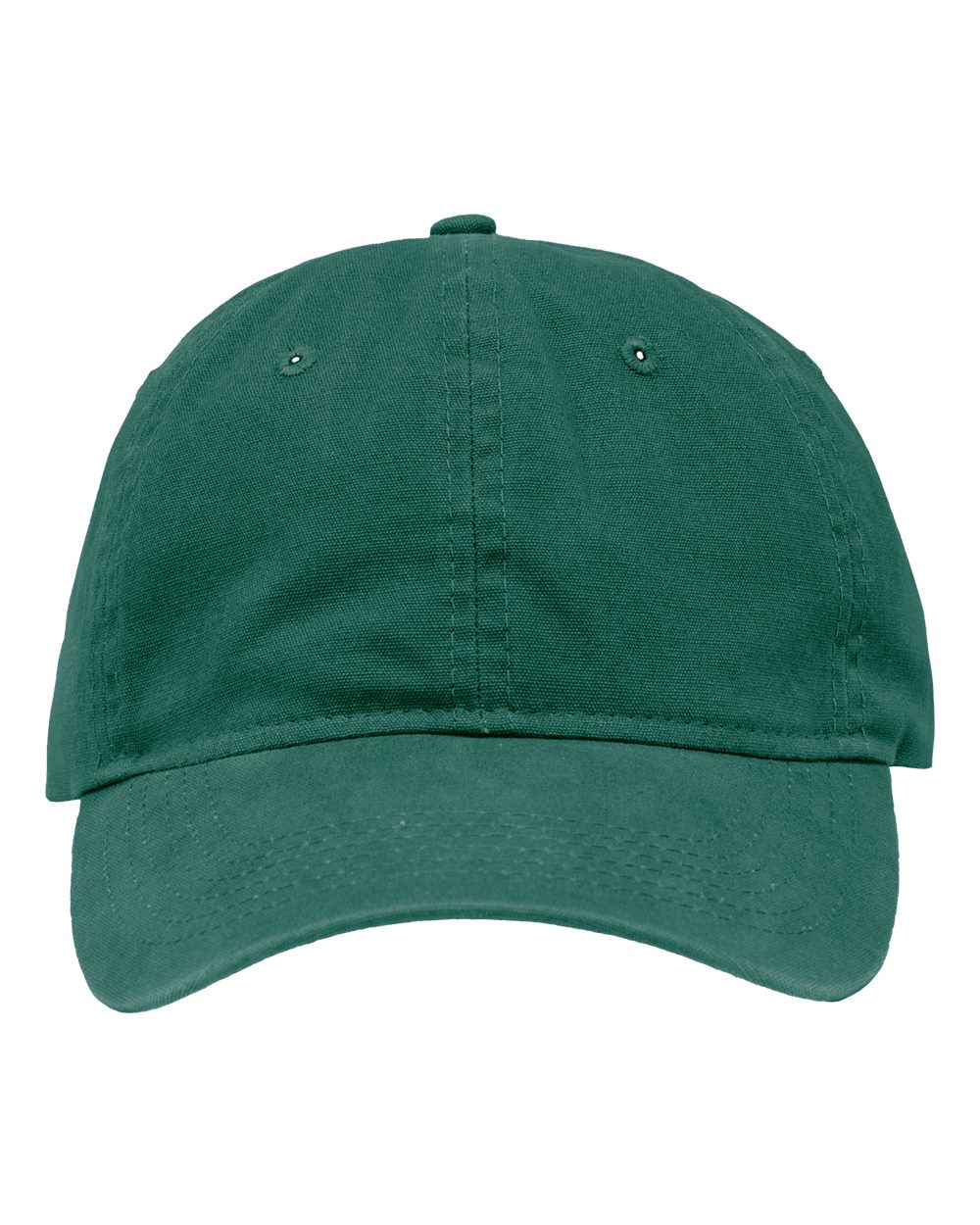 Front View of Chino Forest Green Dad Hat Fit - SP1700