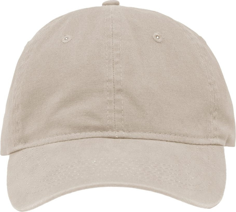 Front View of Chino Stone Dad Hat Fit - SP1700