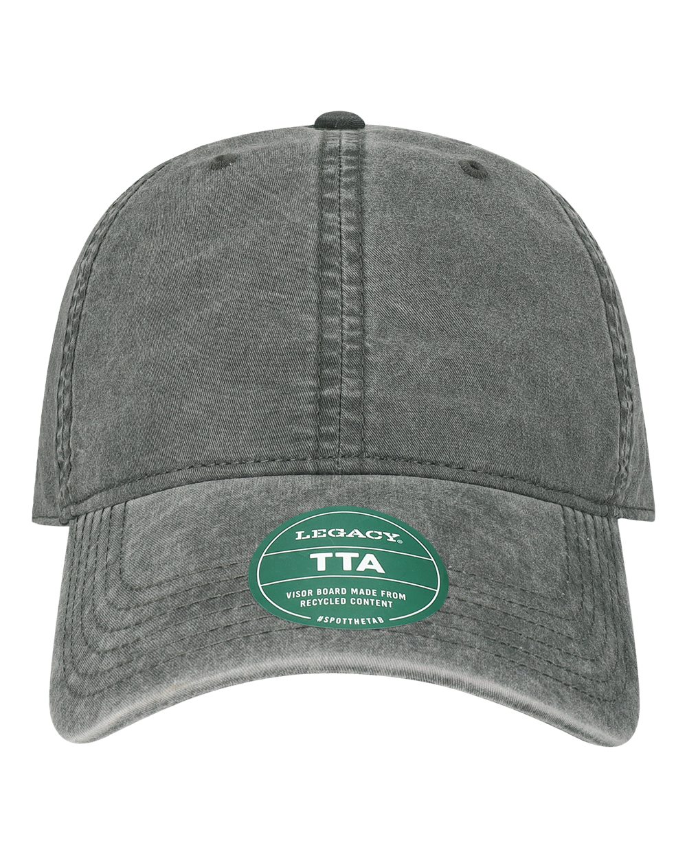 Front View of Cinder Terra Twill Cap - TTA