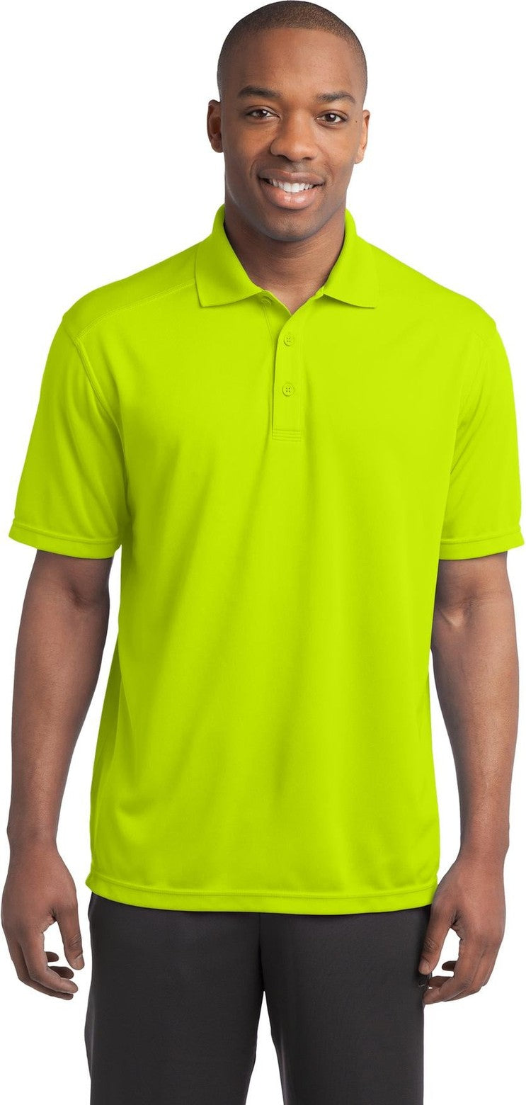 Front View of Citron Sport-Tek PosiCharge Micro-Mesh Polo. ST680