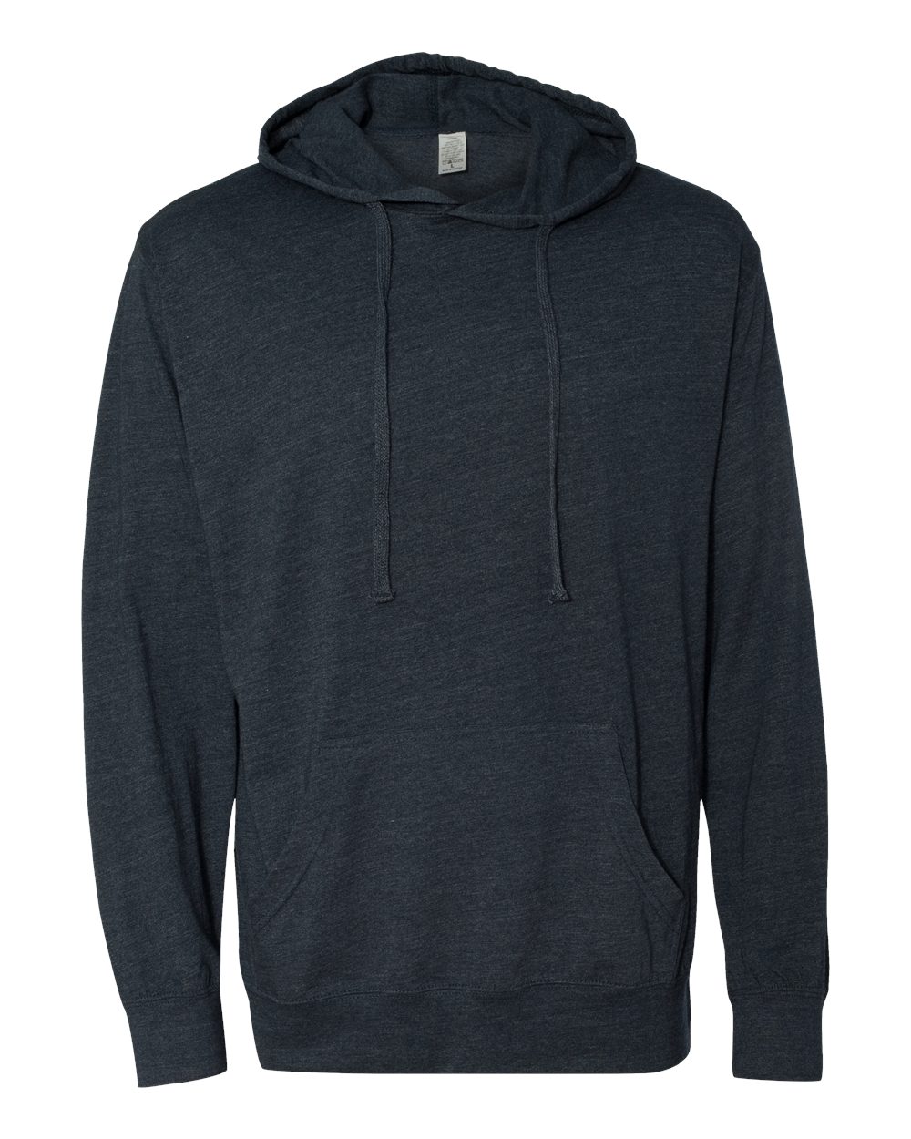 Classic Navy Heather Lightweight Hooded Pullover T-Shirt - SS150J