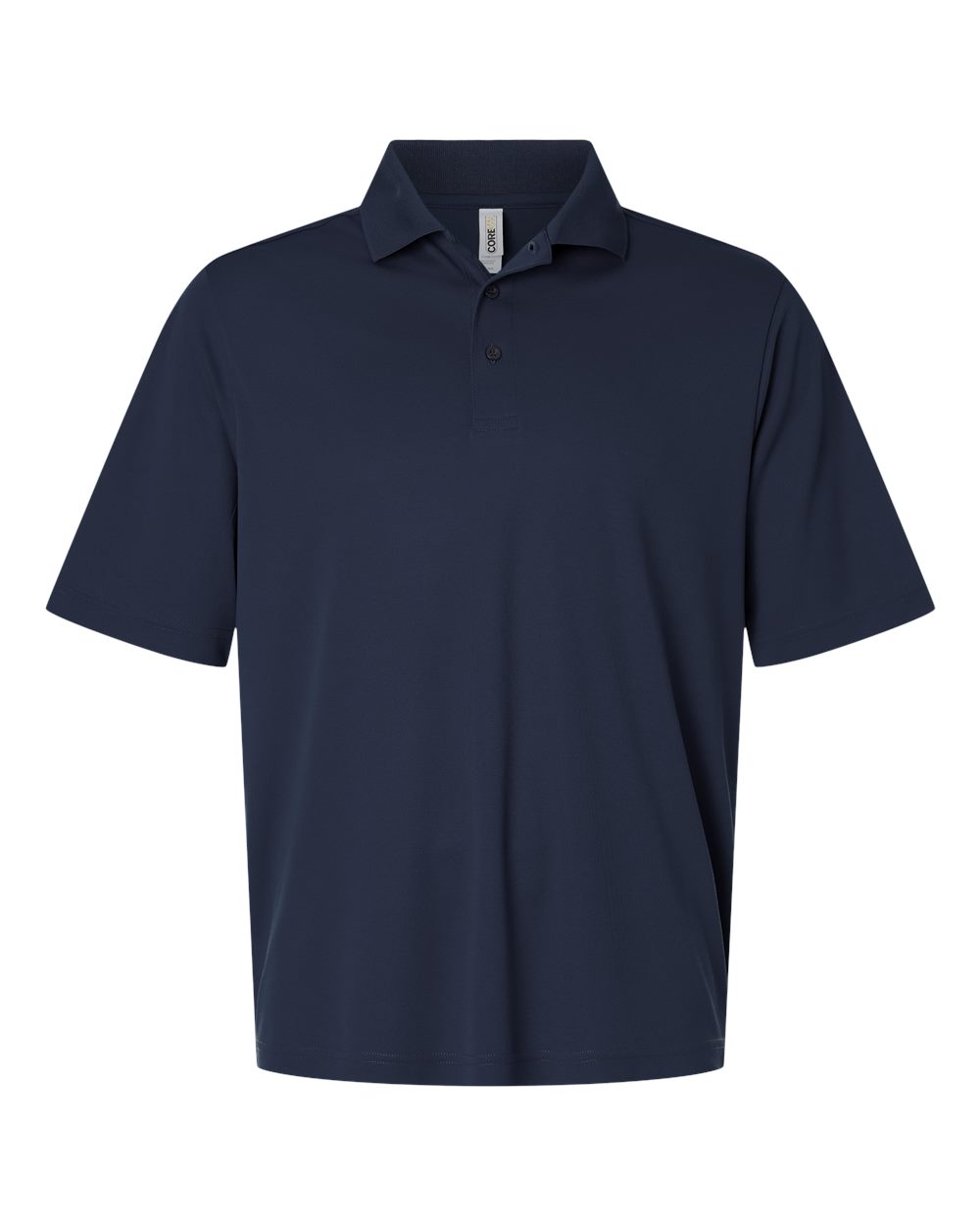 Front View of Classic Navy Men's Nova Performance Pique Polo - CE108
