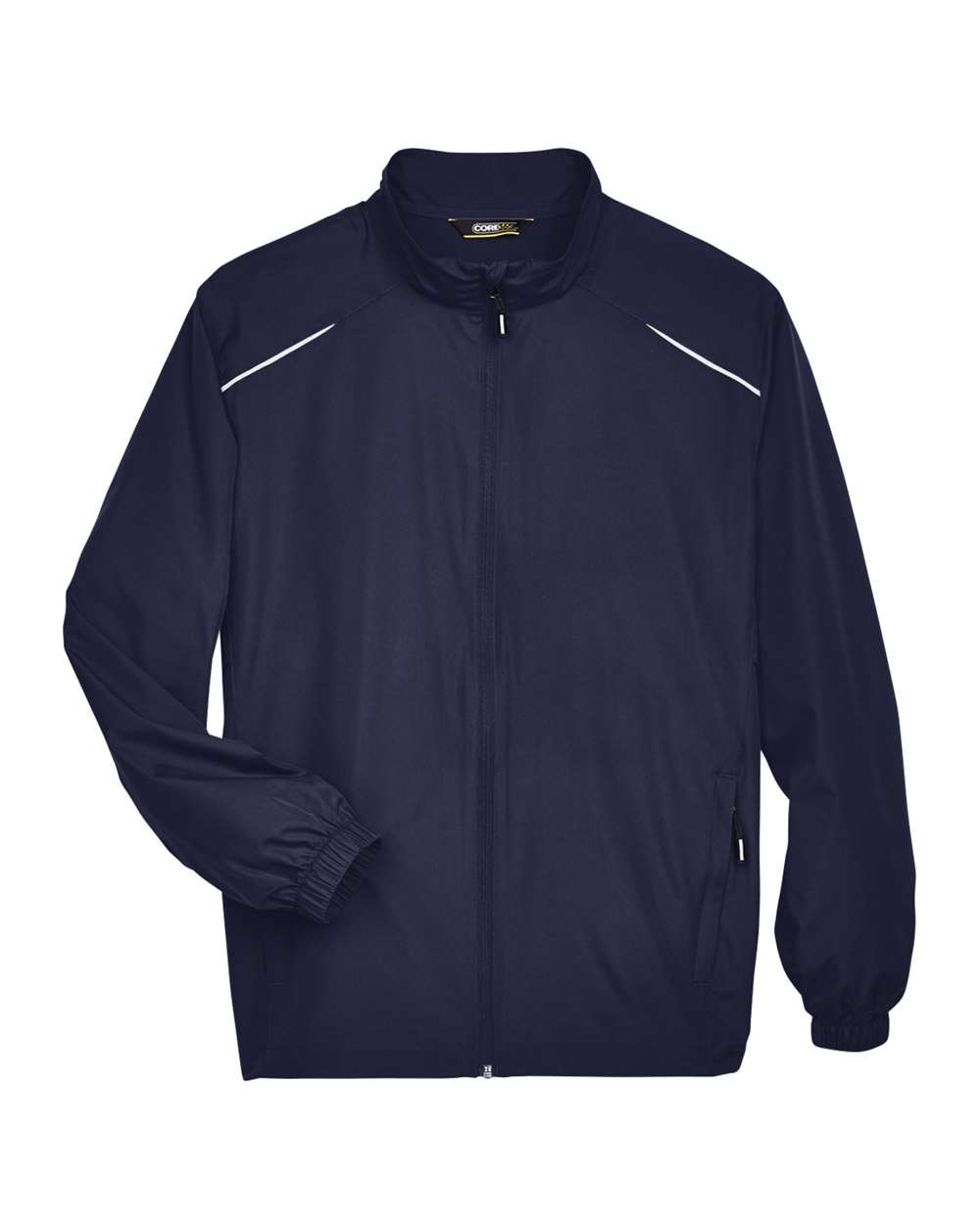 Front View of Classic Navy Men's Tall Techno Lite Motivate Unlined Lightweight Jacket - 88183T