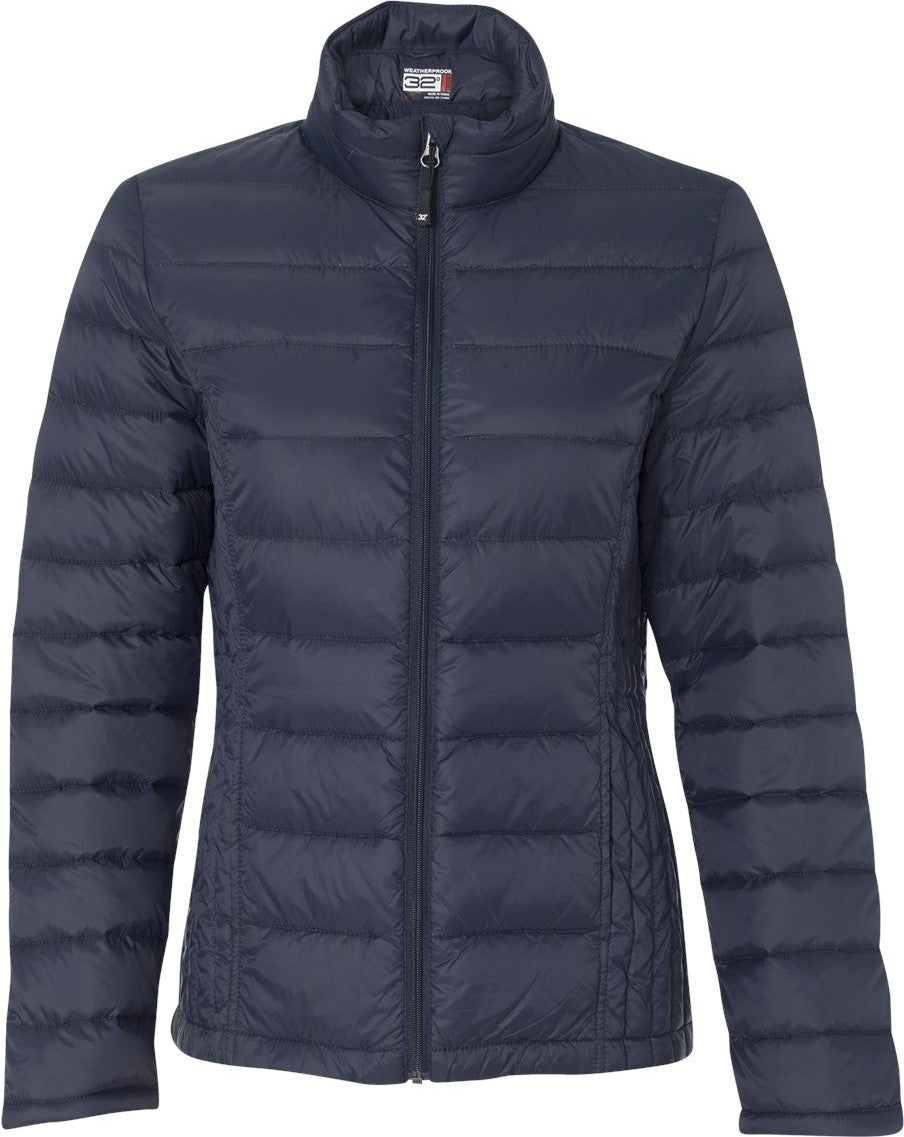 Front View of Classic Navy Women&#39;s 32 Degrees Packable Down Jacket - 15600W