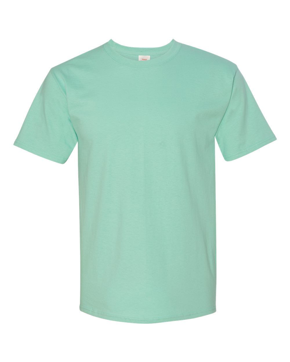 Front View of Clean Mint Authentic T-Shirt - 5250
