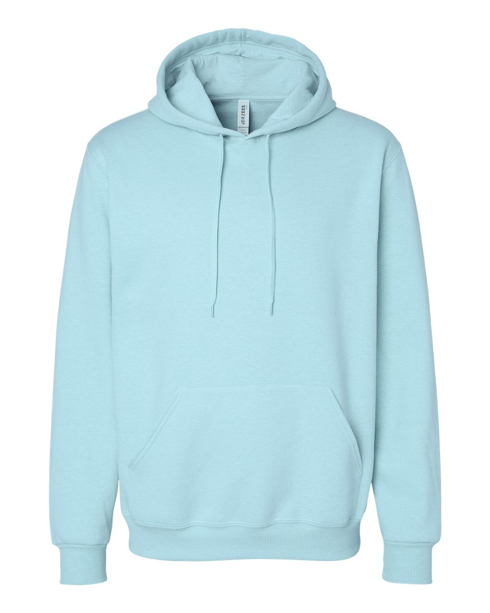 Front View of Cloud Heather Eco™ Premium Blend Ring-Spun Hooded Sweatshirt - 700MR