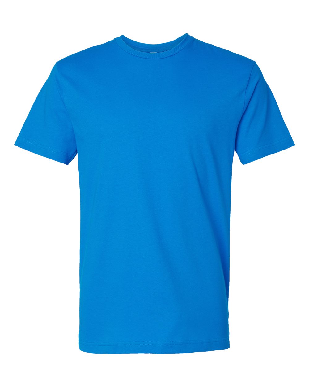 Front View of Cobalt Fine Jersey Tee - 6901