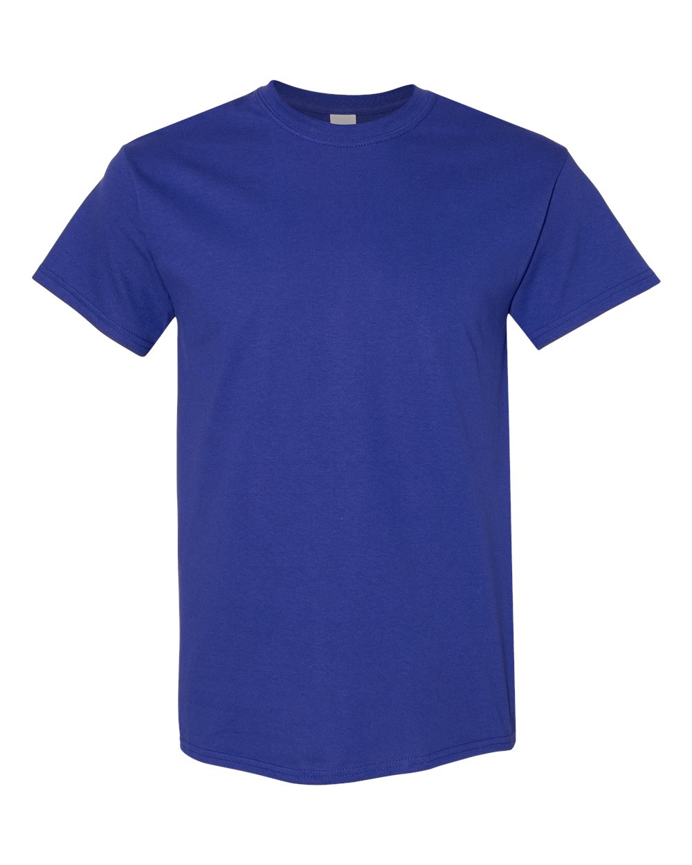 Front View of Cobalt Heavy Cotton™ T-Shirt - 5000