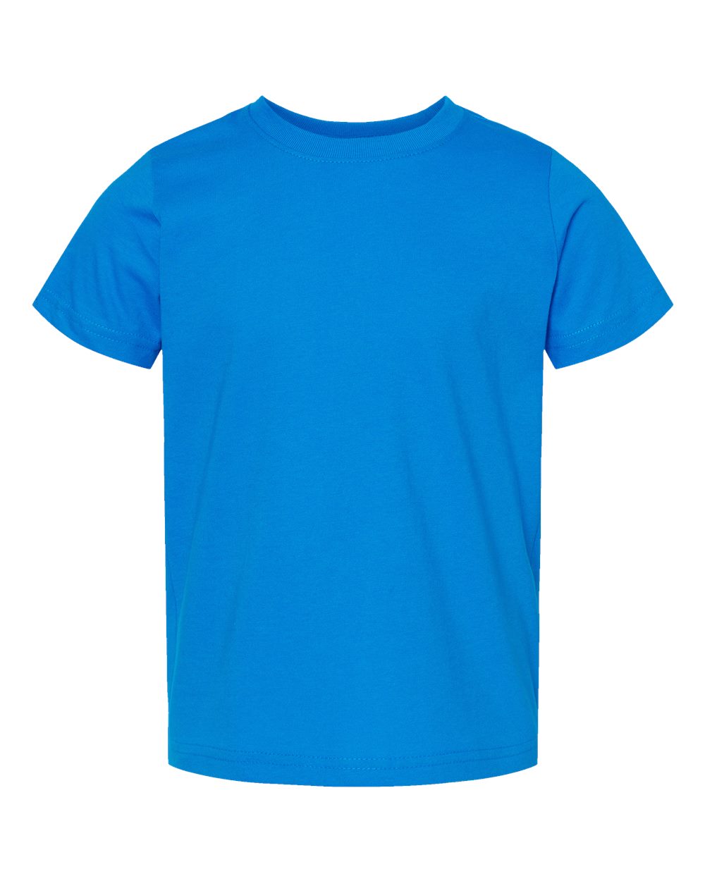 Front View of Cobalt Toddler Fine Jersey Tee - 3321