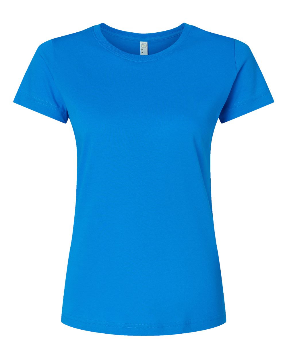 Front View of Cobalt Women's Fine Jersey Tee - 3516