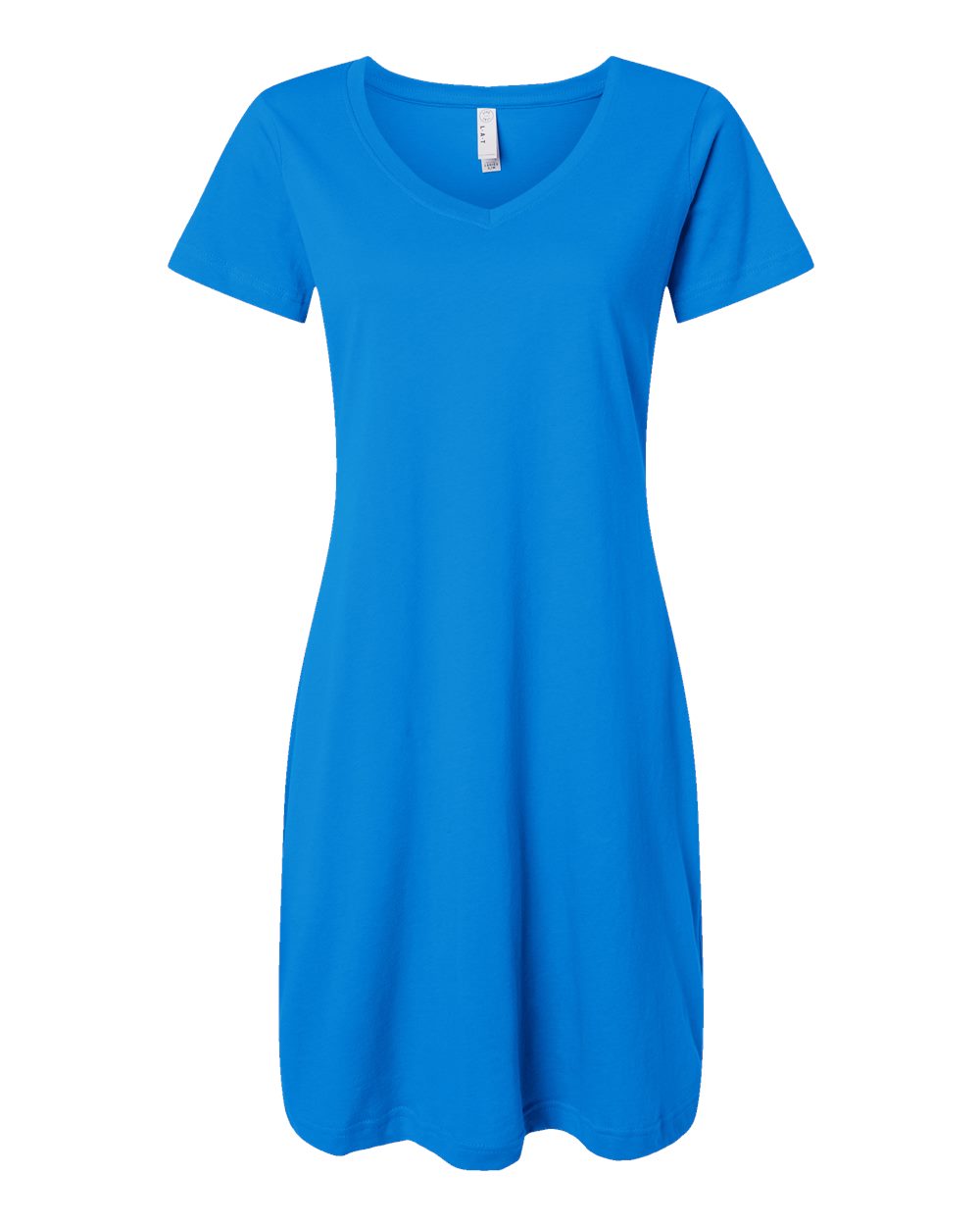 Front View of Cobalt Women's Fine Jersey V-Neck Coverup - 3522