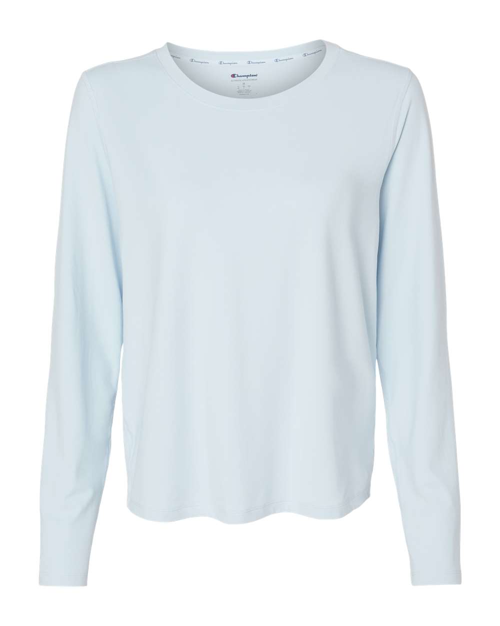 Front View of Collage Blue Women's Sport Soft Touch Long Sleeve T-Shirt - CHP140
