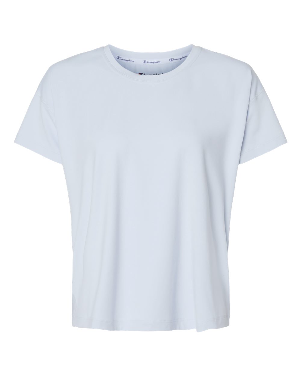 Front View of Collage Blue Women's Sport Soft Touch T-Shirt - CHP130