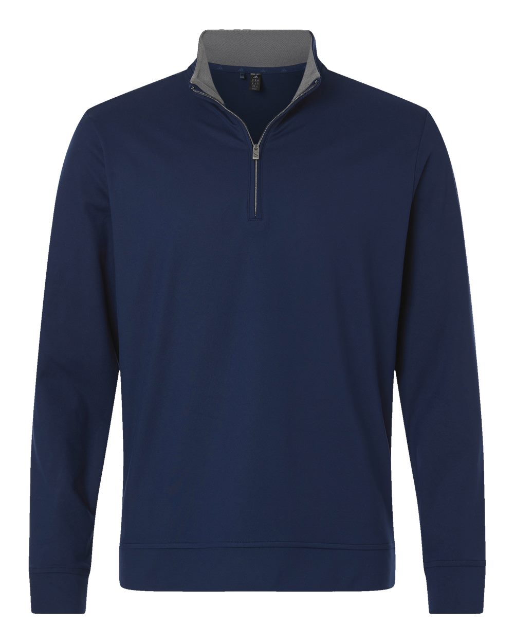 Front View of Collegiate Navy Men&#39;s Ultimate365 Classic Quarter-Zip Pullover - A2017