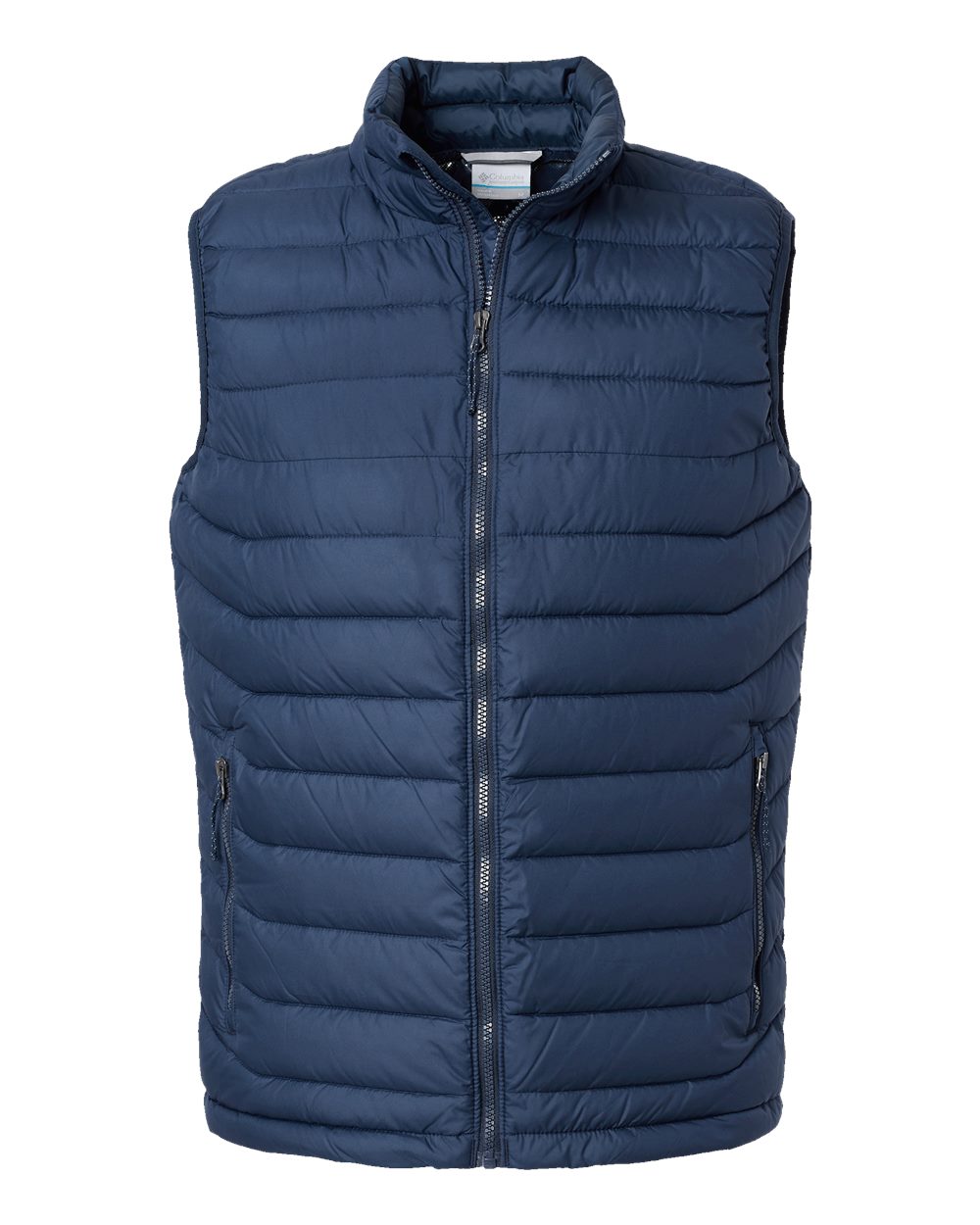 Front View of Collegiate Navy Powder Lite™ II Vest - 212491