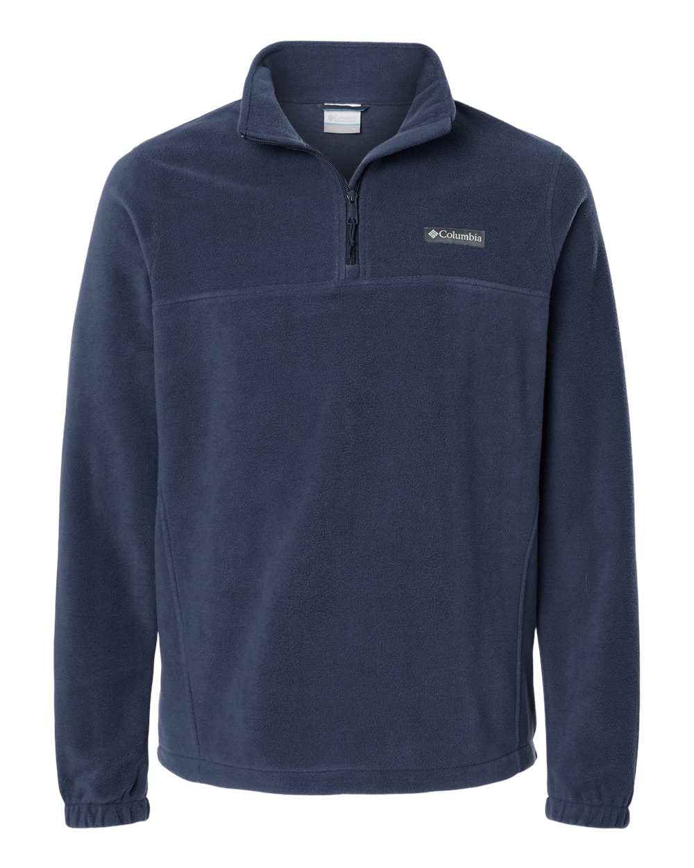 Front View of Collegiate Navy Steens Mountain™ Fleece Quarter-Zip Pullover - 162019