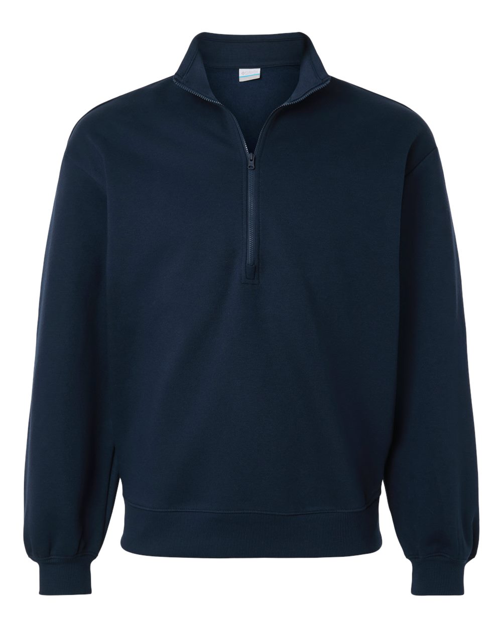 Front View of Collegiate Navy Women&#39;s Aldermore Half-Zip Pullover - 216515