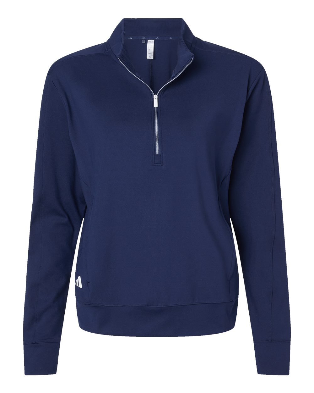 Front View of Collegiate Navy Women&#39;s Ultimate365 Quarter-Zip Pullover - A1002